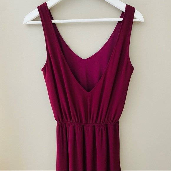 Show Me Your Mumu Kendall Maxi Dress Maroon Sz Small - Picture 5 of 14
